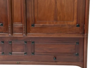 Arts & Crafts Armoire or Wardrobe by Jac. van den Bosch for 't Binnenhuis, 1910